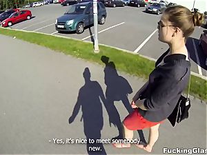 humping Glasses - Outdoor pummel in spycam glasses